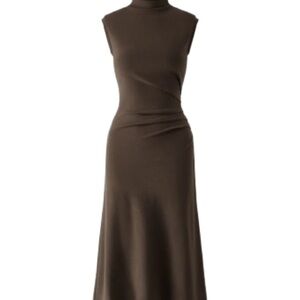 OGL Brown Midi Dress